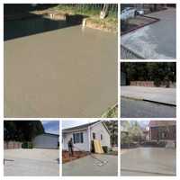 Бетонирование площадок, бетонные полы в доме и на улице.