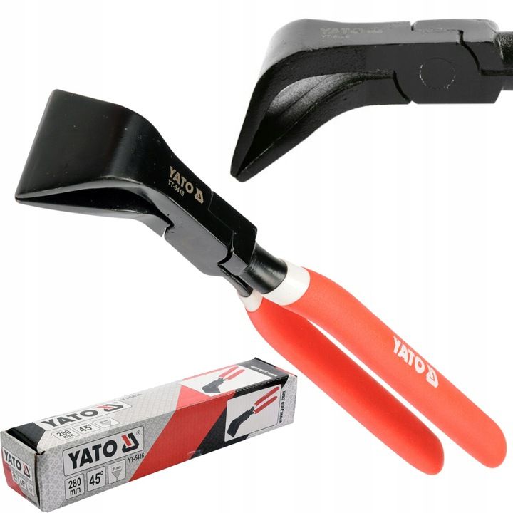 Yato Yt-5416 Dekarskie Szczypce Kleszcze Do Gięcia Blach 280mm Odgięte