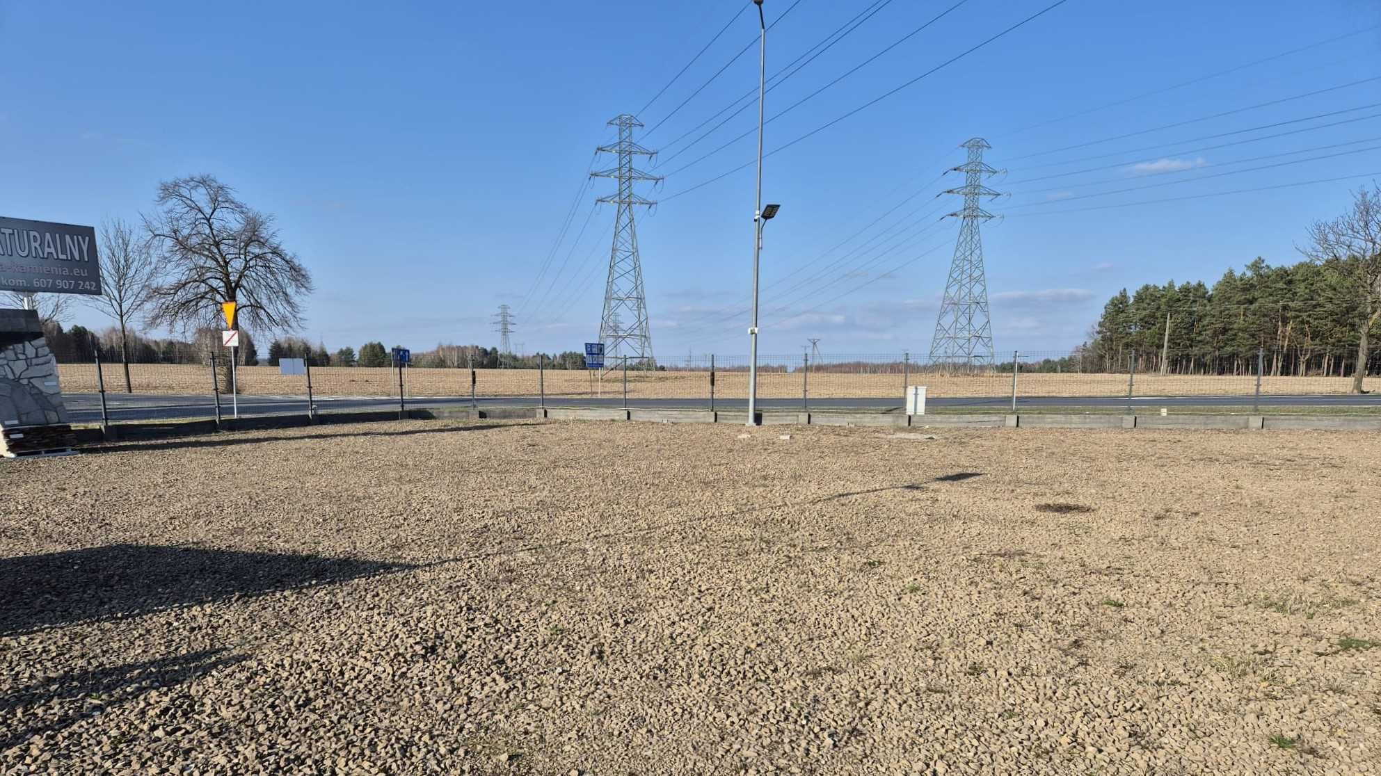 Plac 1400 m2 na WYNAJEM przy Drodze Krajowej nr 9