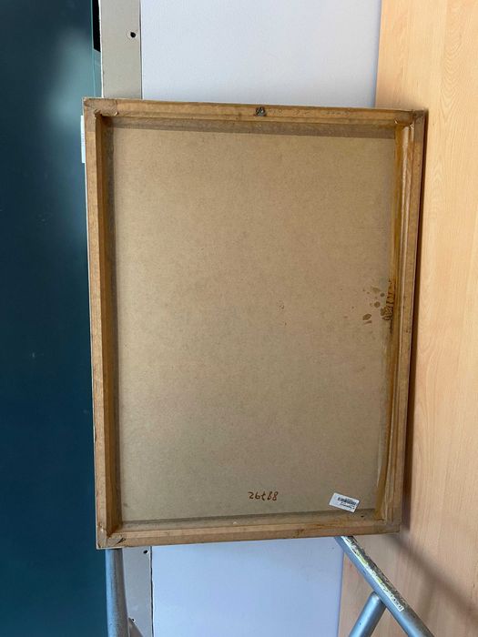 Quadro Abstrato em moldura de madeira