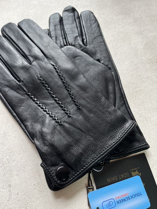 Рукавички чоловічі, шкіряні