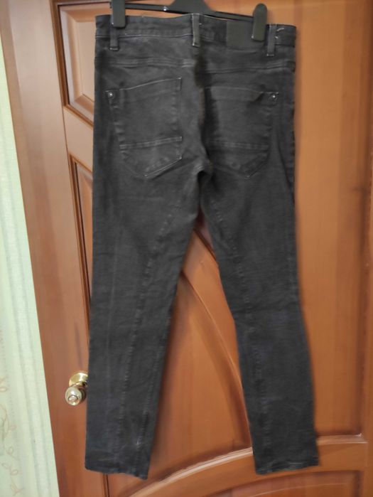 чоловічі чорні джинси  р.46-48/ W32
