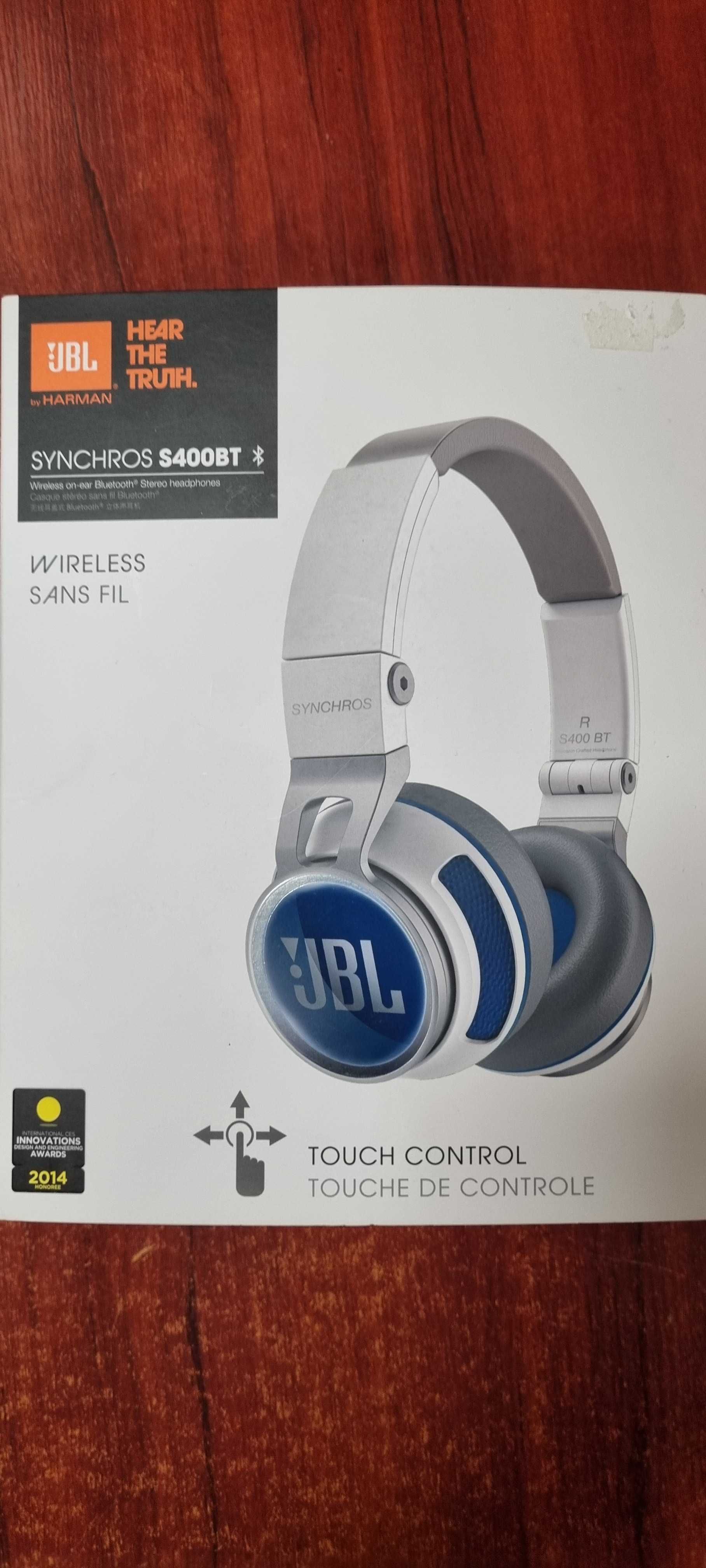 Słuchawki JBL Synchros S400 BT Białe