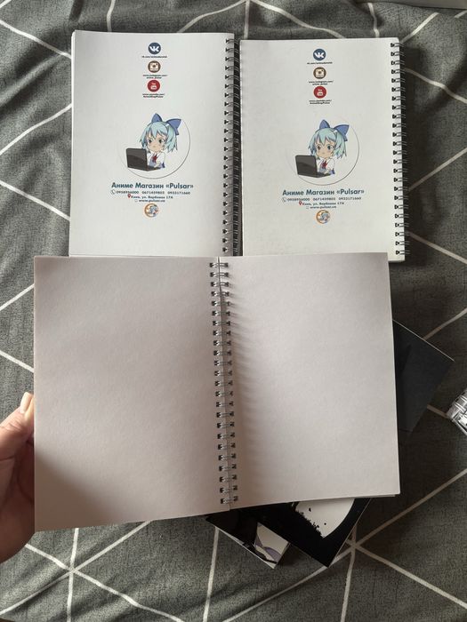 Скетчбуки. Блокноты с аниме