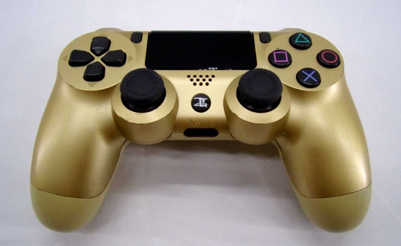 Геймпад Dualshock 4 оригинал как новый Gold Золото