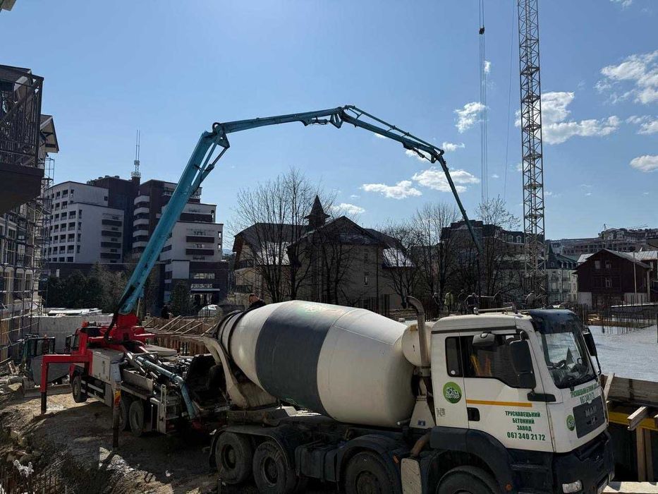 Дрогобицький Бетонний Завод  Бетононасос. Автобетононасос, Бетон