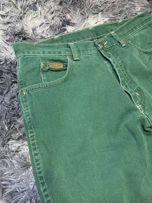 Зелені джинси Wrangler