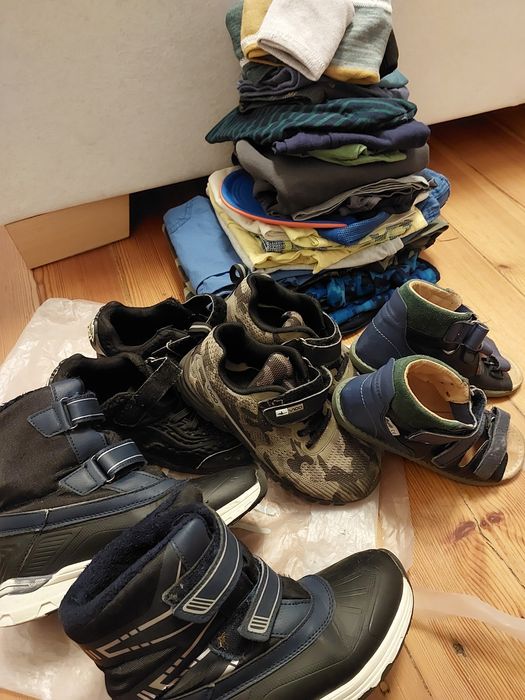 Paka dla chłopca r.122 buty 33