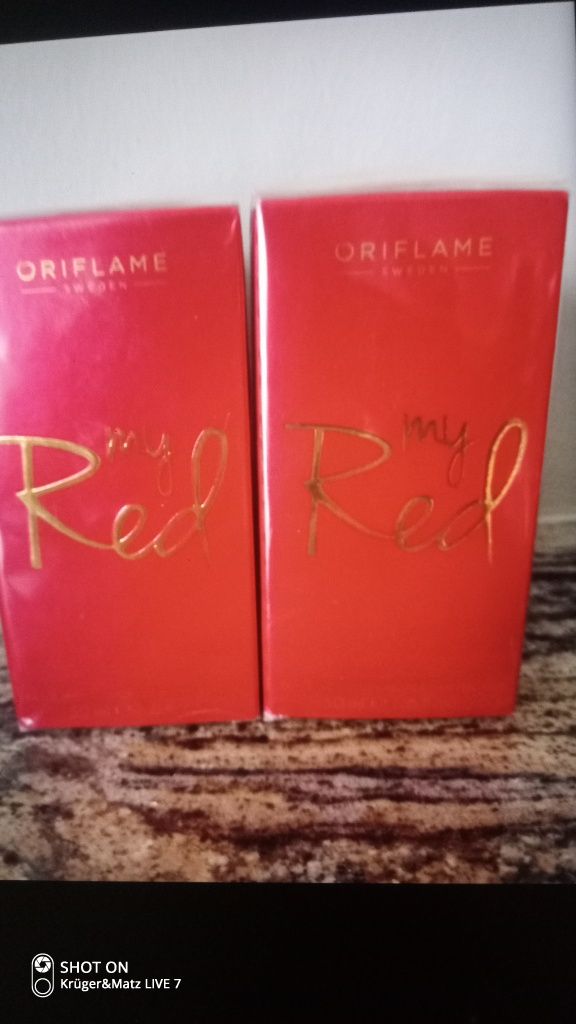 My Red Oriflame Unikat 2 sztuki