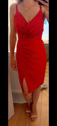 Czerwona sukienka r. 36