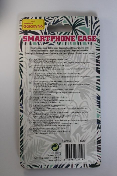 Case na telefon Samsung Galaxy S6 zebra