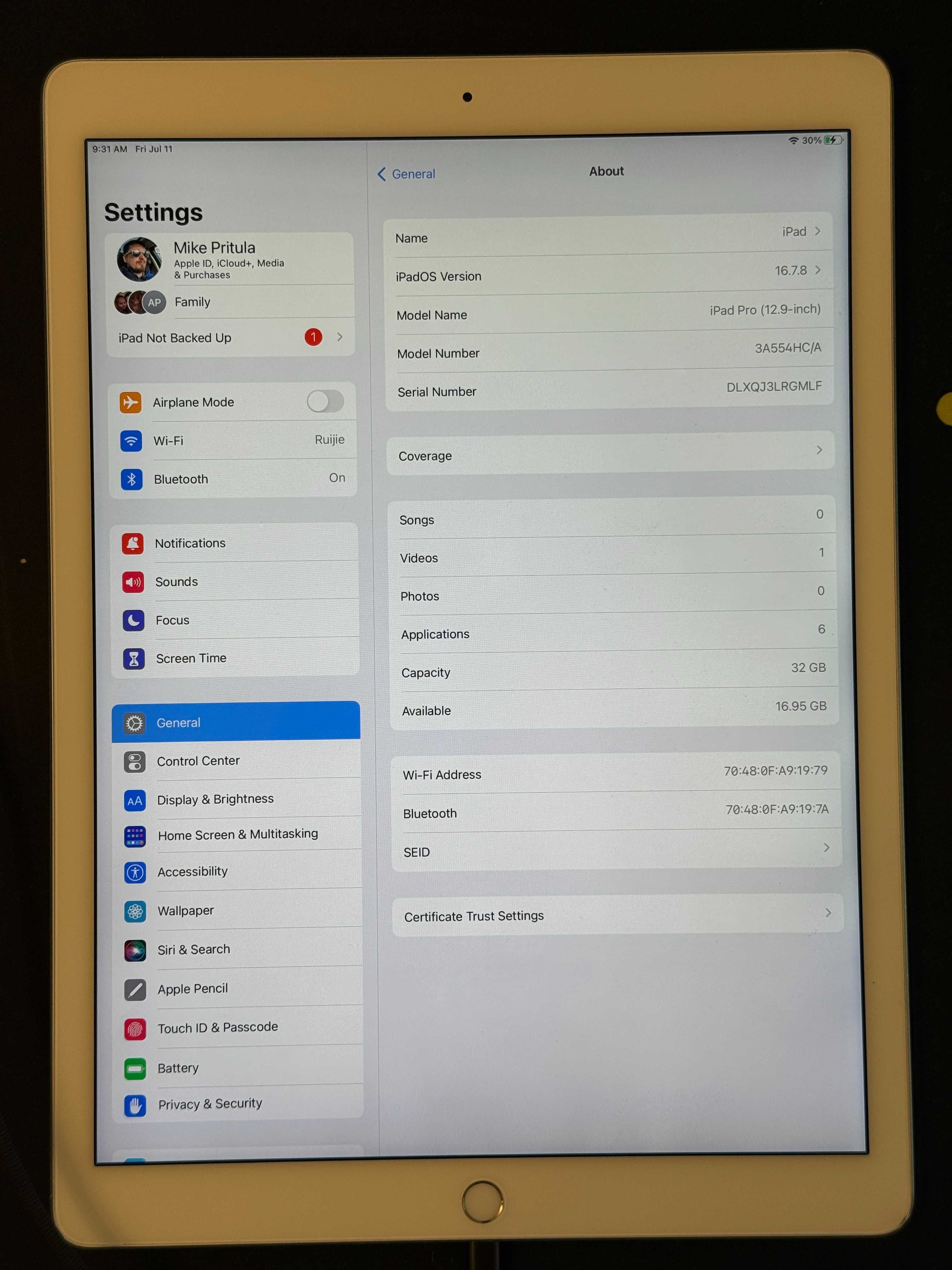 Продаю свой ‼️ Apple iPad Pro 12.9. Один хозяин. Retina дисплей