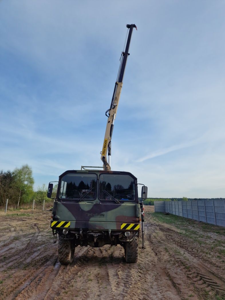 Man kat 4x4 Palfinger UDT HDS  2 in 1 skrzynia, Tesmec, energetyka