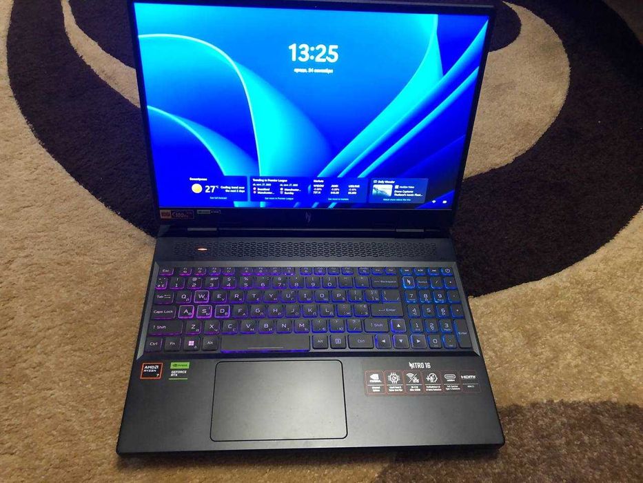 Acer Nitro 16 AN16-42-R287 (Ryzen 7 8845HS/RTX4060) + Рюкзак MarkRyden