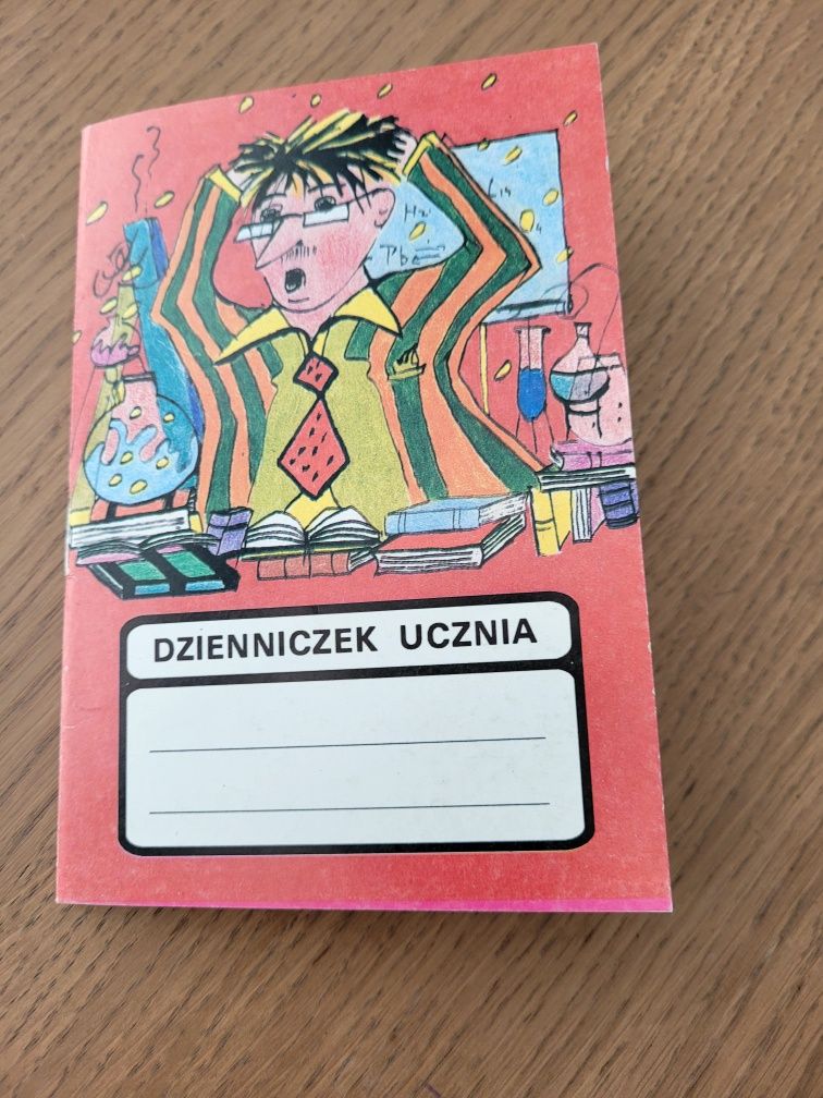 Dzienniczek ucznia retro