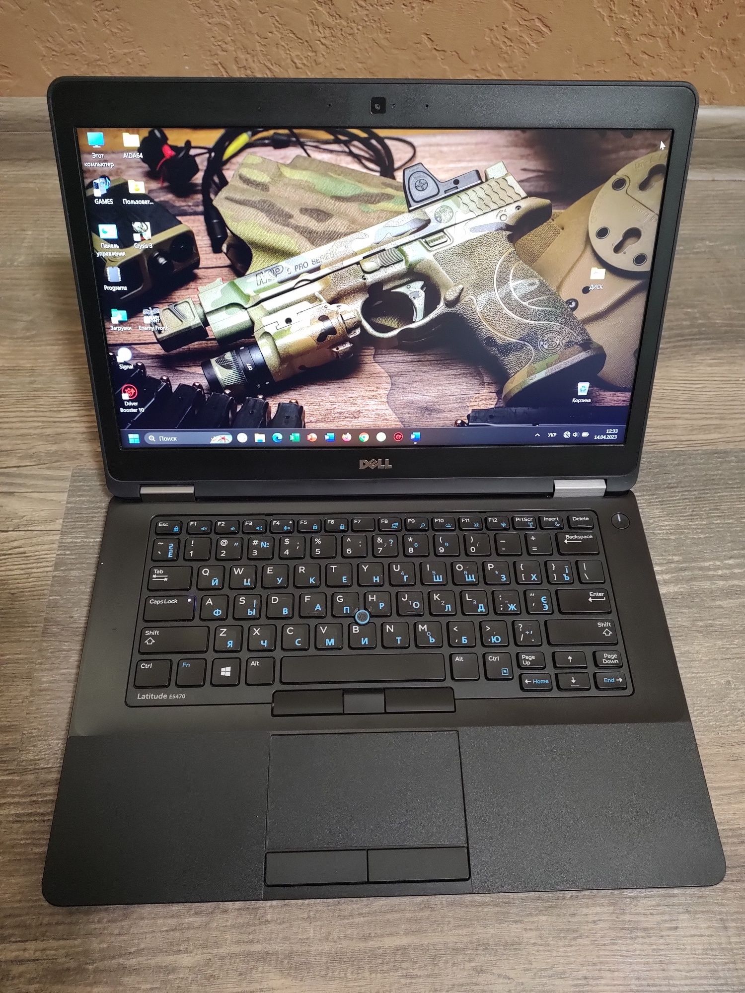 Ігровий Dell Latitude E5470, 14 IPS, i5-6440,256SSD,Radeon R7 M360 2gb