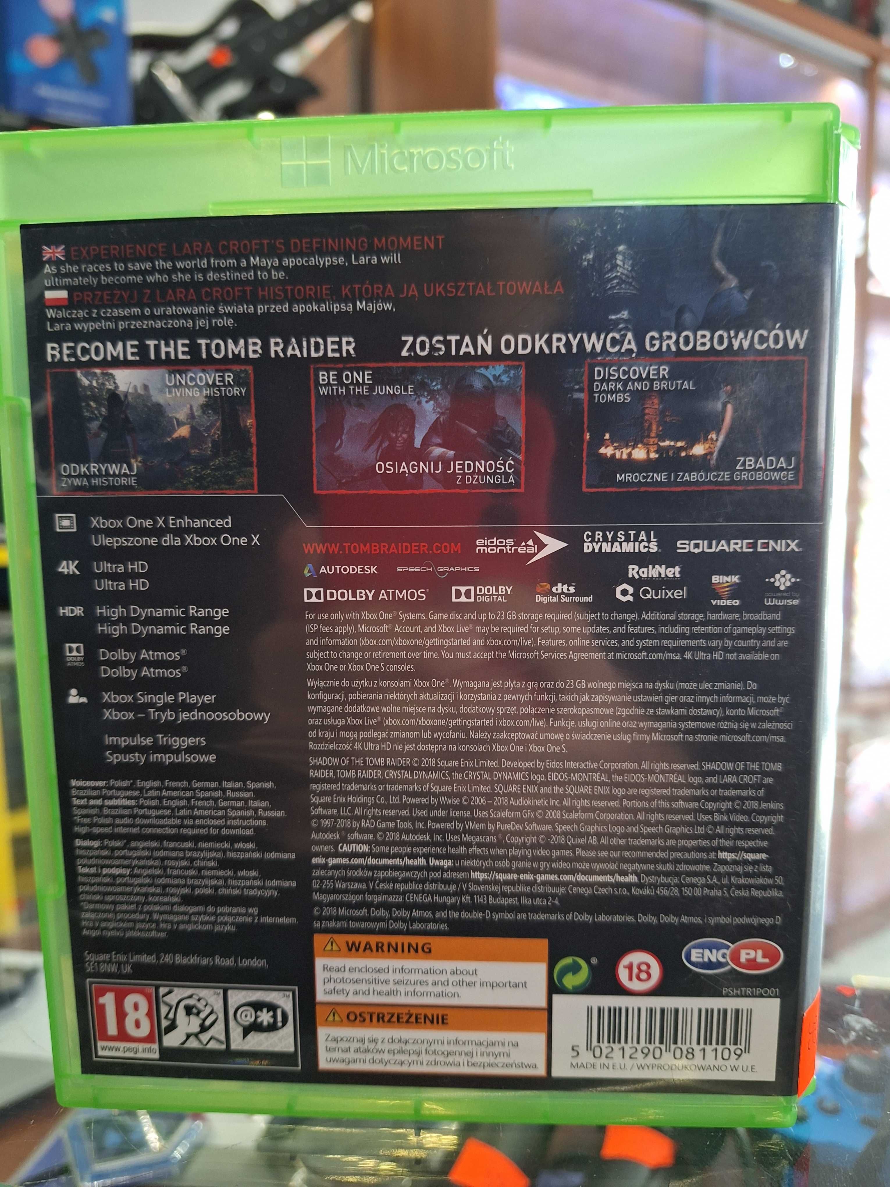 Shadow of The Tomb Raider Xbox One, BDB, Centrum Grania
