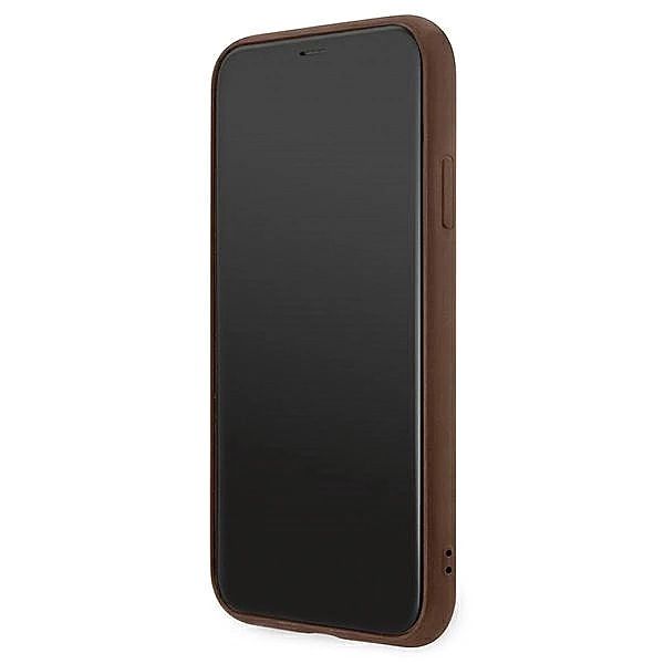 Etui Guess 4G Metal Gold Logo na iPhone 11 / Xr 6,1" - brązowe