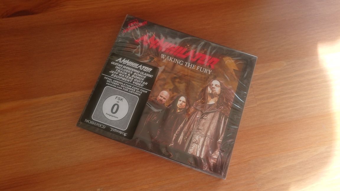 Anihilator Waking The Fury CD *NOWA* 2010 UK O-Card Jewelcase Earache