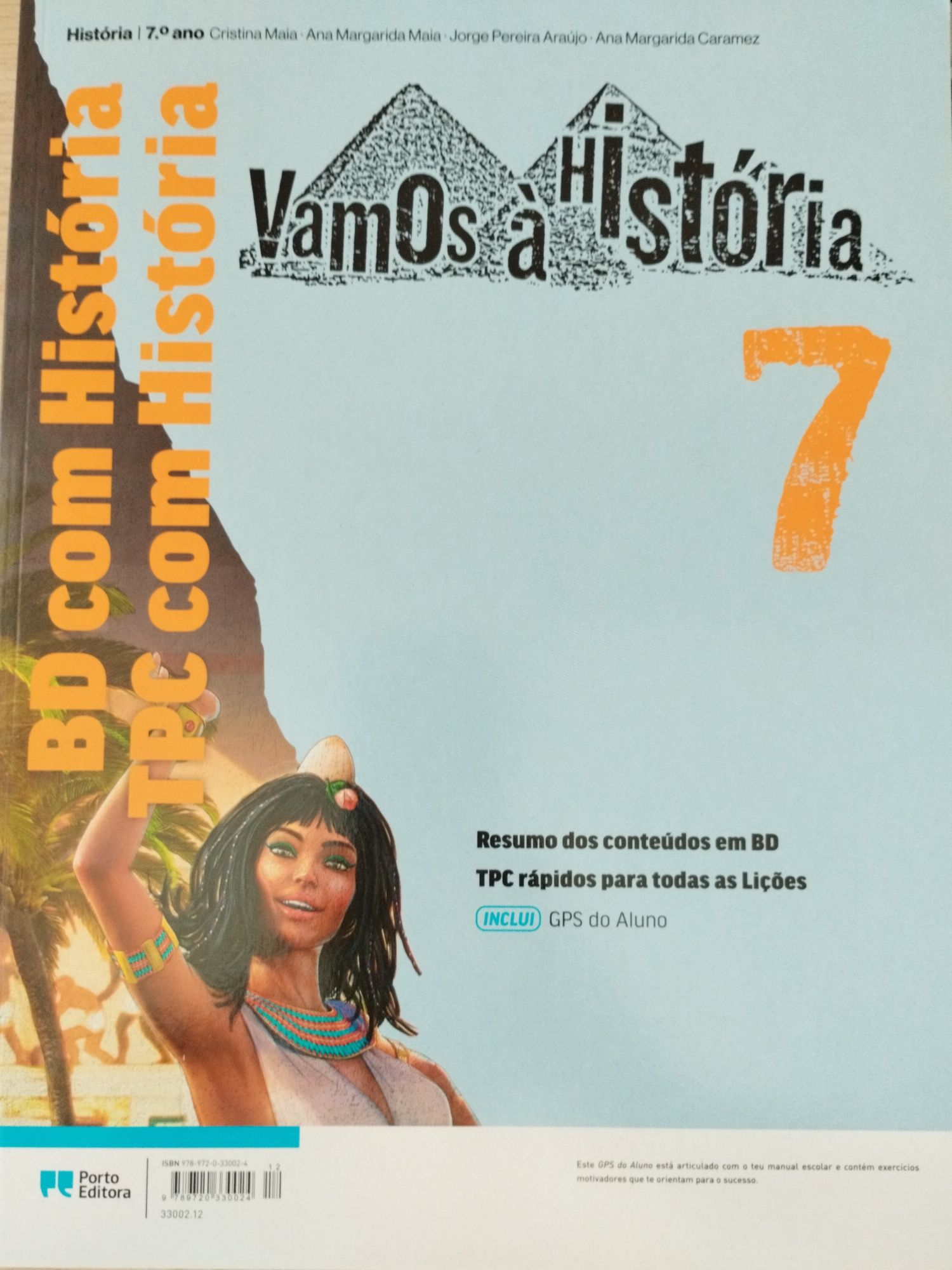 Vamos à história 7, caderno de atividades de história 7° ano