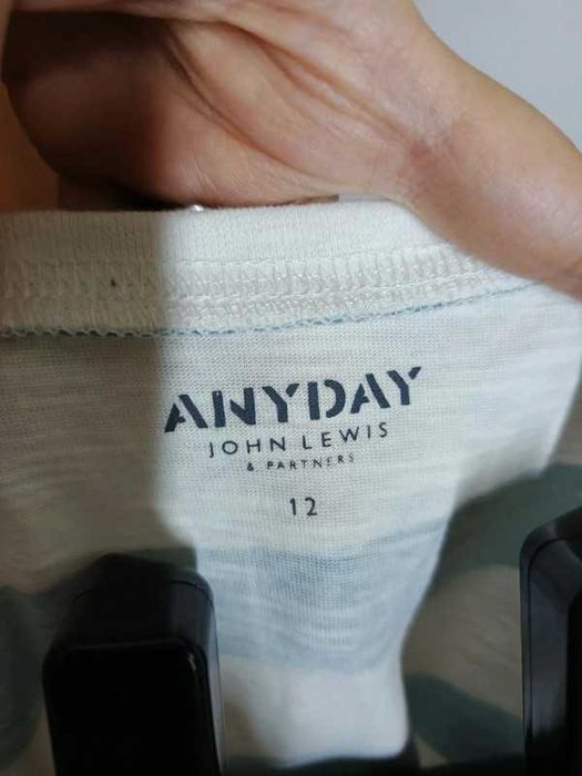 Bawełniana sukienka w paski John Lewis, 12 lat