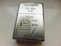 Zapalniczka Zippo Vietnam War Replika US Army Snoopy Grawer