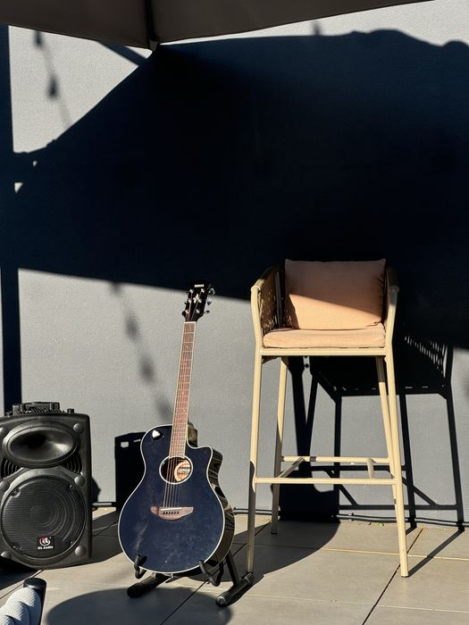 Электроакустическая гитара Yamaha APX 600 + комплект + звук (концерты)