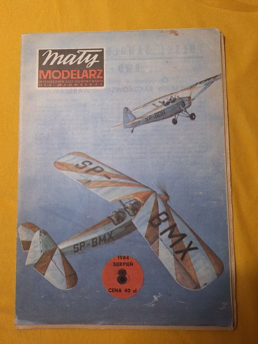 Mały Modelarz Samolot RWD 17 8/1984