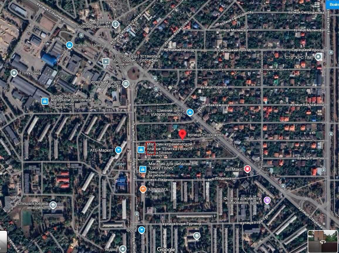 Продаж земельної ділянки. Київ. Вул.Сторожева. 5,97 с.