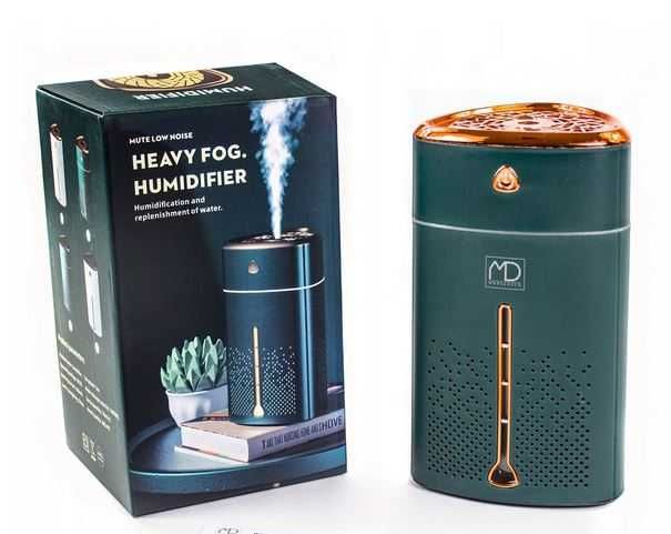 Nawilżacz powietrza dufuzor lampa butelkowa zieleń stan idealny 1l.