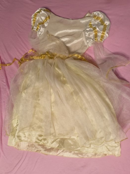 Kostium strój przebranie na bal sukienka anioł aniołek 104 110