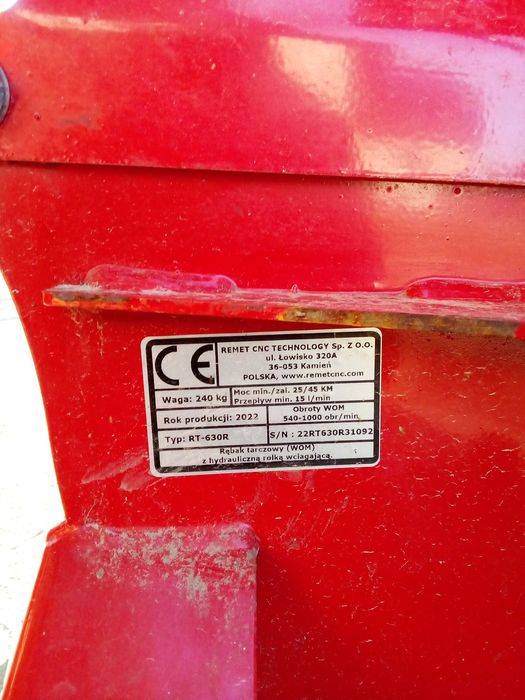 Rębak rozdrabniacz Remet RT-630R