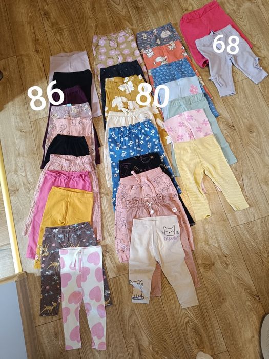 Karton ubranek dla dziewczynki 74-92