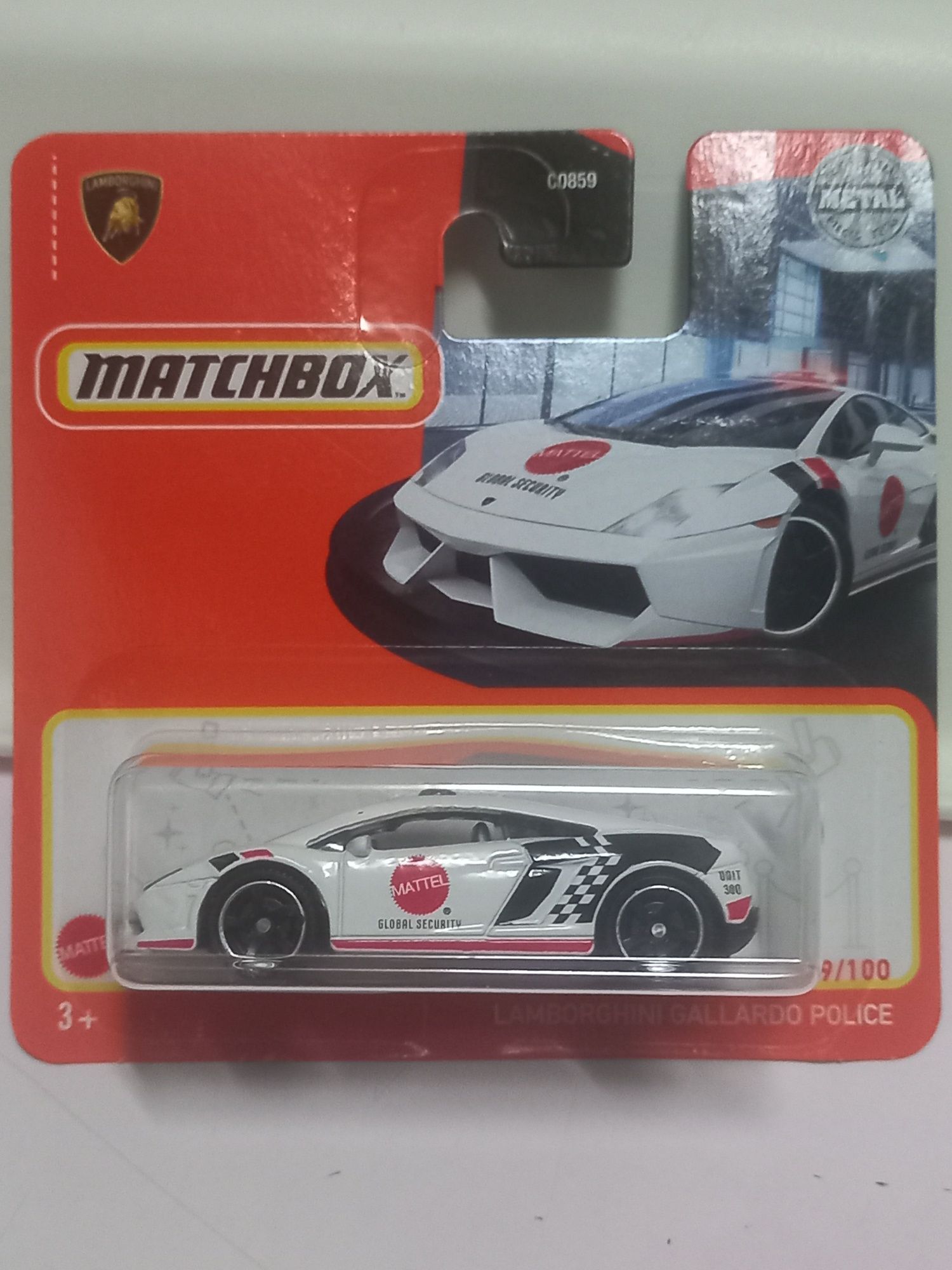 Lamborghini gallardo police matchbox