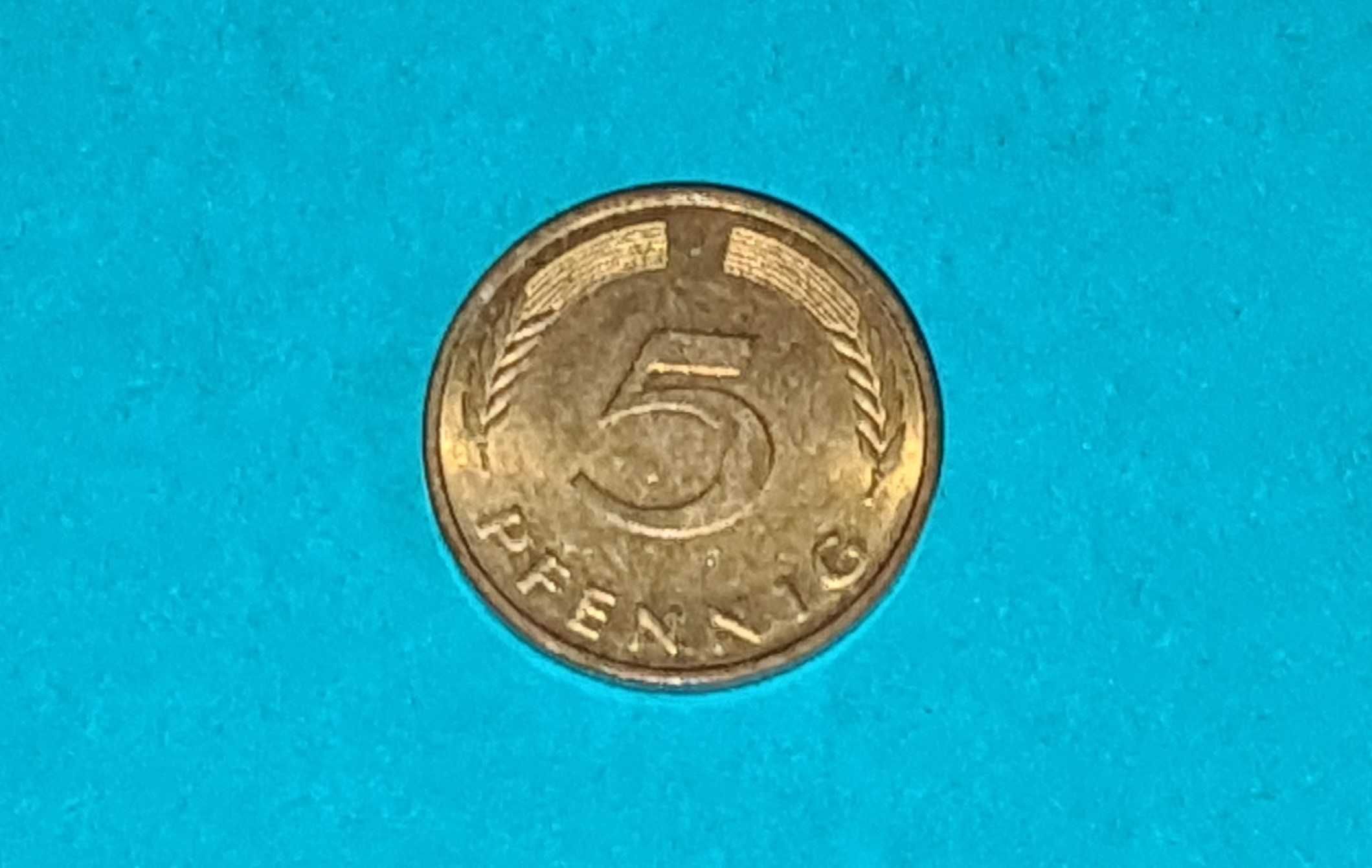 5 Pfennig 1995r Moneta Starocia