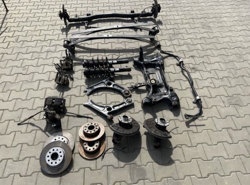 Ресори, аморт , балка задня vw caddy ||| 2.0 cfh dsg-6 ppy коротка