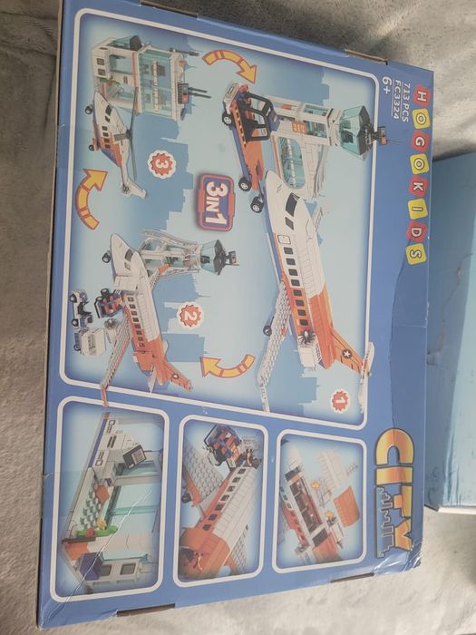 HOGOKIDS KlockiI  3w1 Samolot Pasażerski Lotnisko 713EL