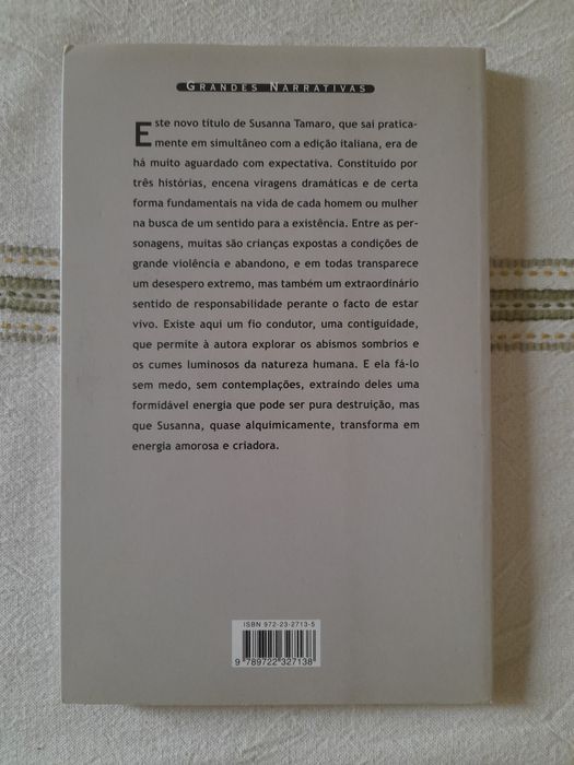 Livro de Susana Tamaro