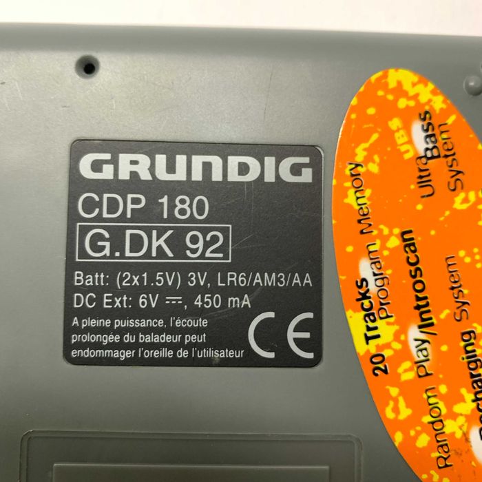 Портативний CD програвач Grundig CDP 180
