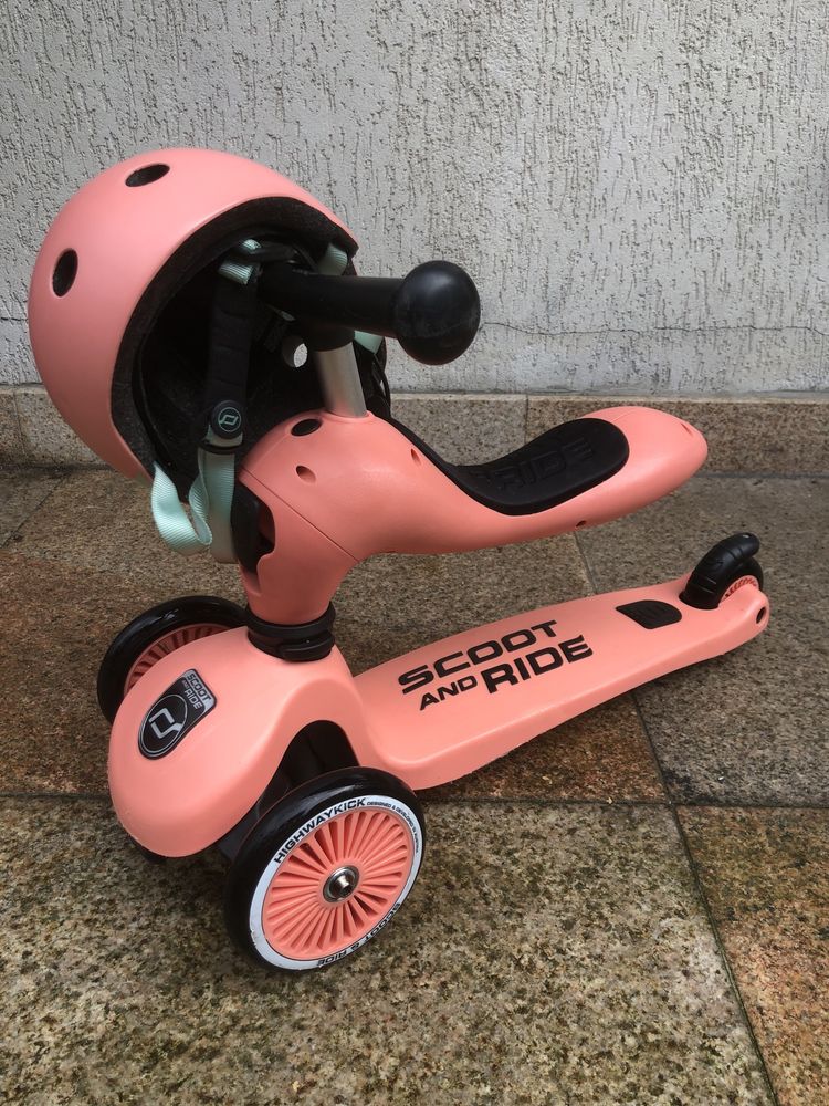 Scoot and Ride 2w1 plus kask