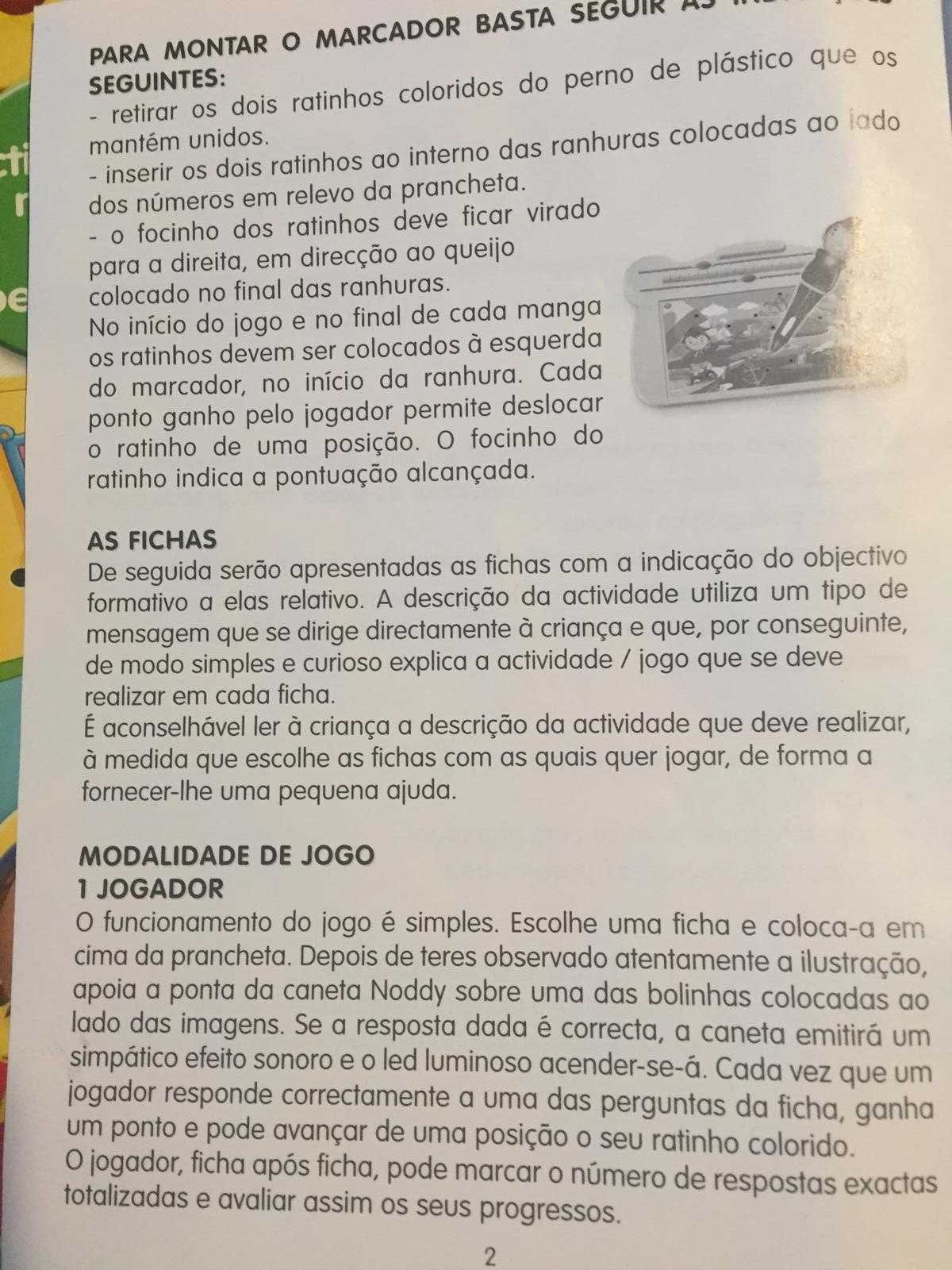 Jogo educativo e interativo Quizzy Noddy - como NOVO