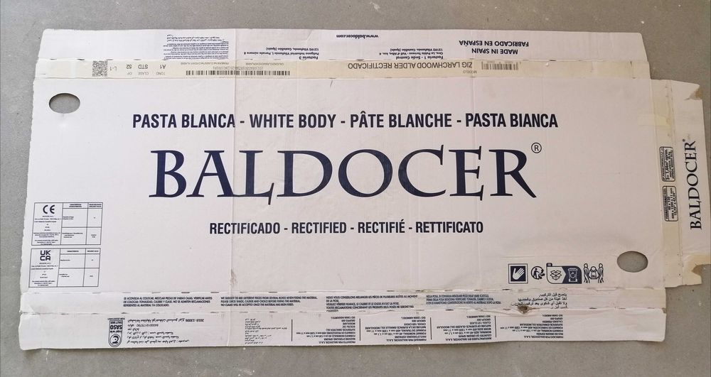 9 sztuk płytek Baldocer Zig Larchwood Alder - nowe.