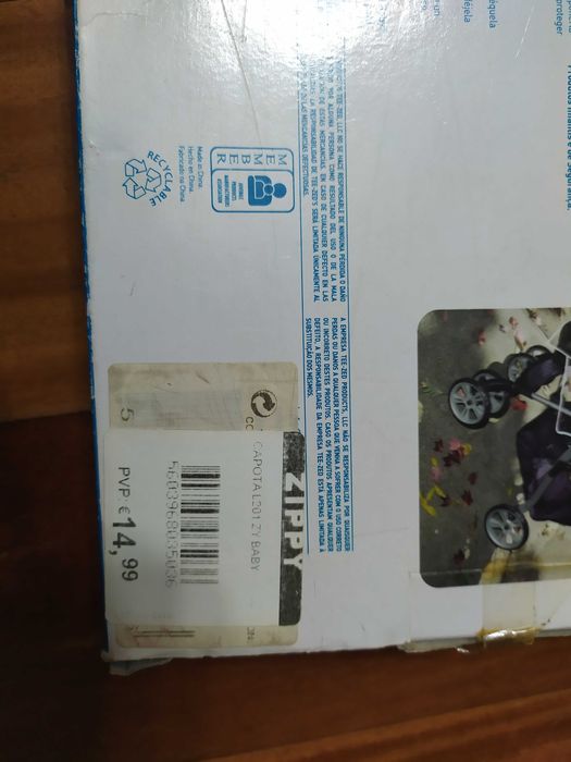Capa de chuva para carrinhos de bebé
