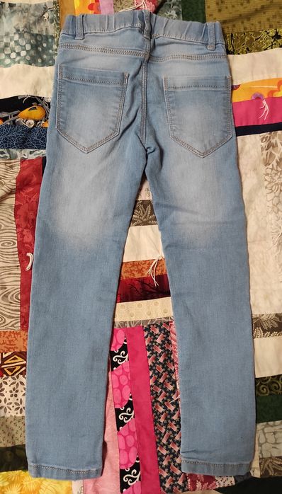 Джинсы для девочки 4-5 л., р. 110
