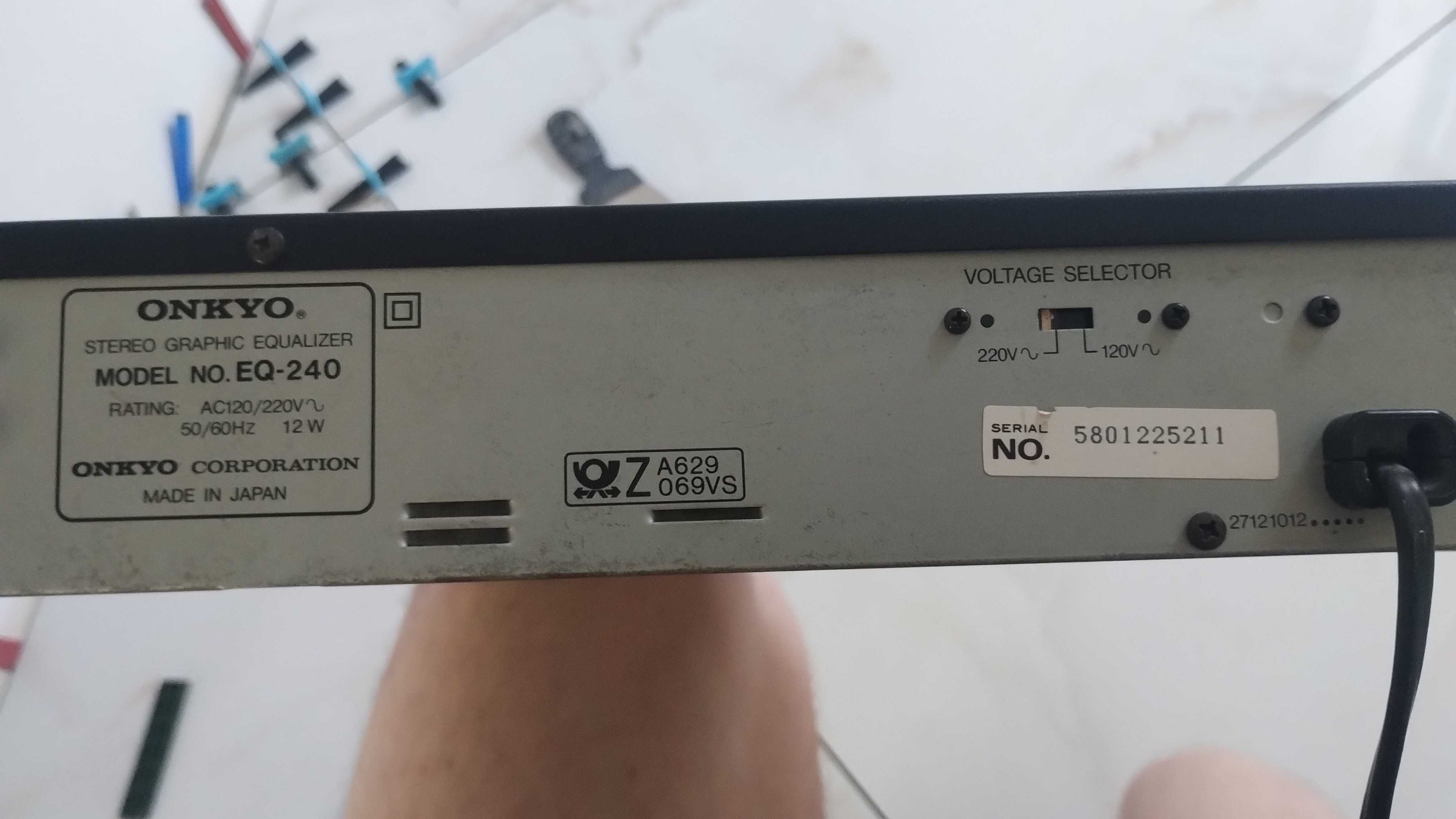 Equalizer Onkyo eq 240