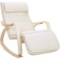 Nowy fotel / krzesło bujane z podłokietnikami / leżak / SONGMICS /5004
