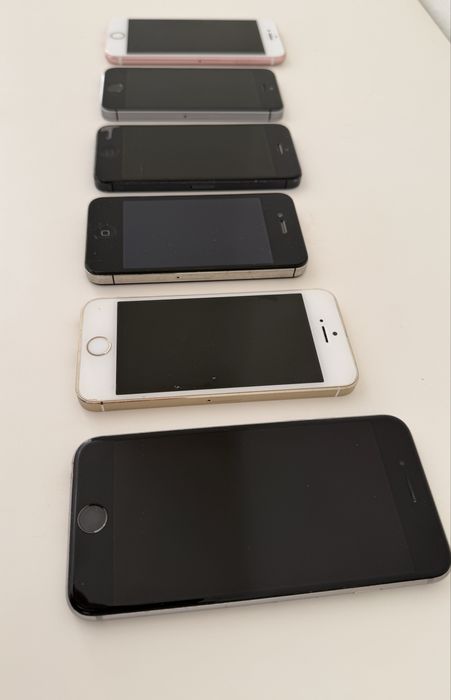 Lote de 6 iPhones a funcionar — Só para recolha