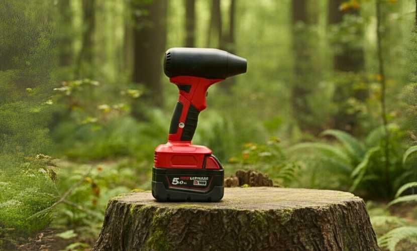 Mocna mini dmuchawa akumulatorowa HOLDX do baterii Milwaukee 18V NOWA