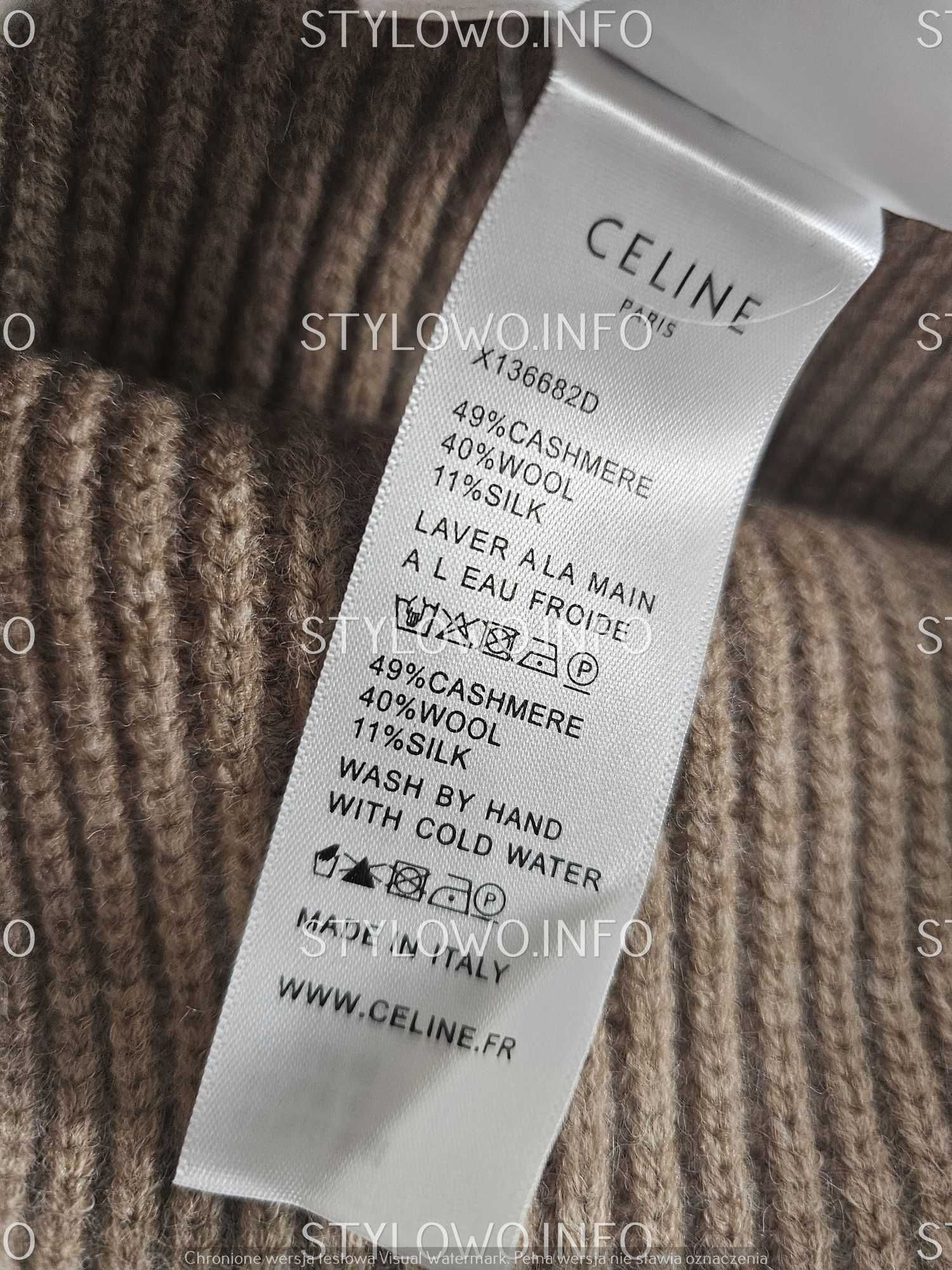 Celine Paris Czapka zimowa Premium OUTLET