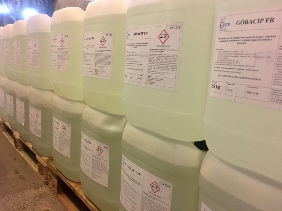 600kg Góracip FR Płyn do mycia koszy piekarniczych skrzynek myjce CIP